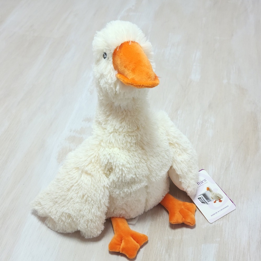 Warmies Microwavable Plush Goose Lavender Scented Weighted Stuffed Animal NWT